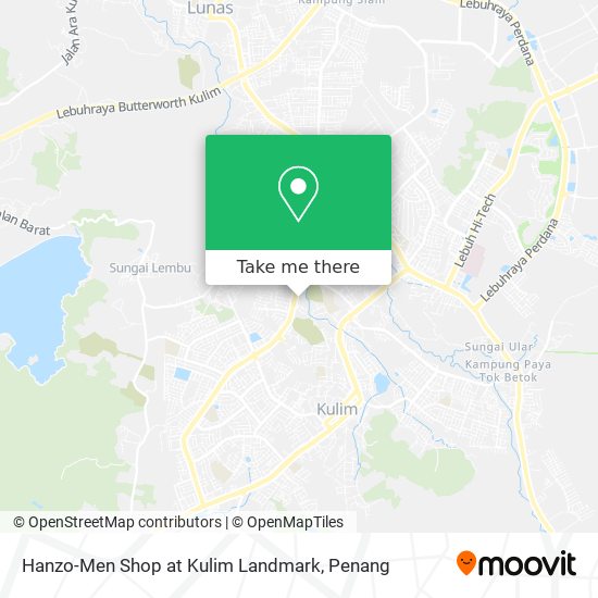 Hanzo-Men Shop at Kulim Landmark map