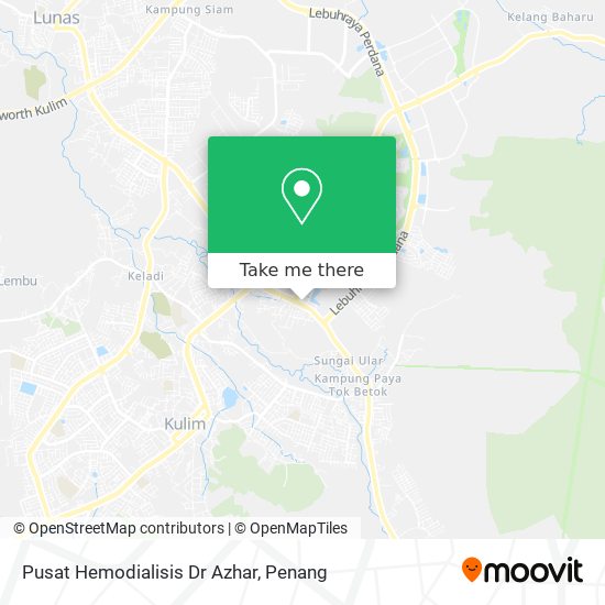 Pusat Hemodialisis Dr Azhar map