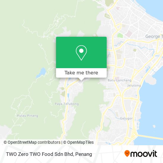 Peta TWO Zero TWO Food Sdn Bhd