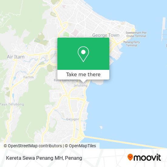 Peta Kereta Sewa Penang MH