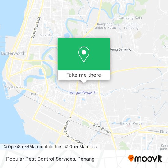 Popular Pest Control Services map