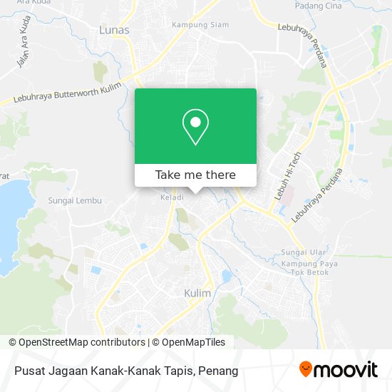 Peta Pusat Jagaan Kanak-Kanak Tapis
