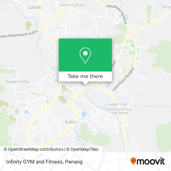 Infinity GYM and Fitness map