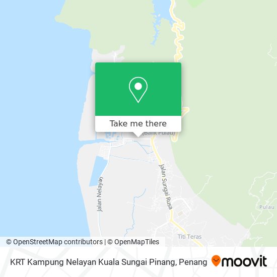 Peta KRT Kampung Nelayan Kuala Sungai Pinang