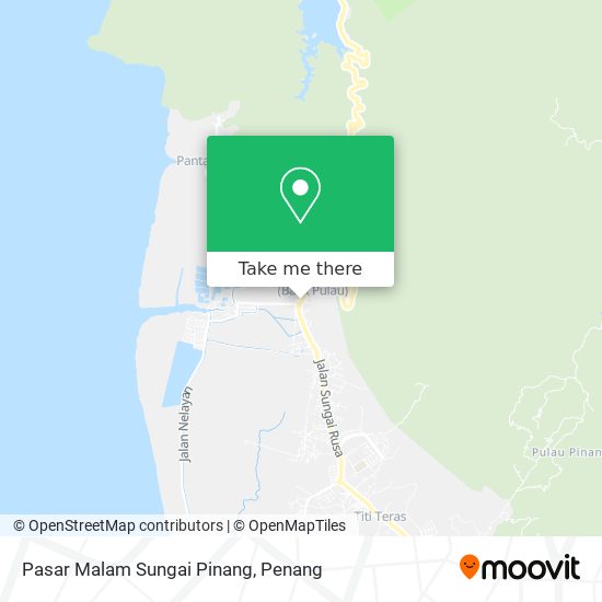 Pasar Malam Sungai Pinang map
