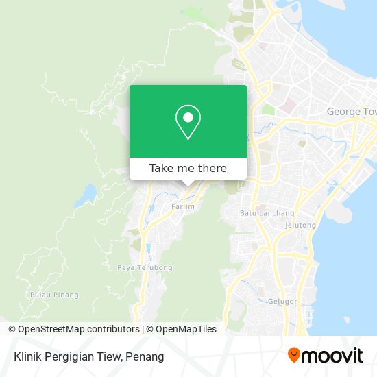 Klinik Pergigian Tiew map