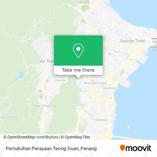 Pertubuhan Perayaan Teong Guan map