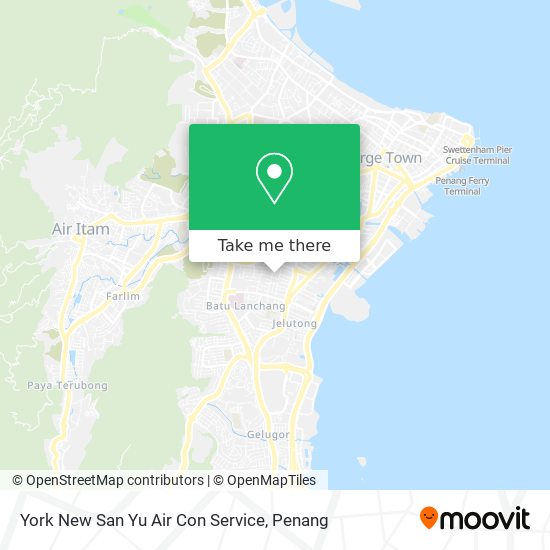 York New San Yu Air Con Service map