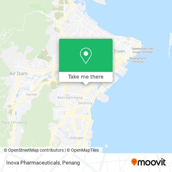 Inova Pharmaceuticals map