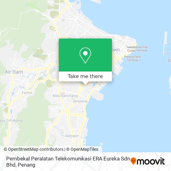 Peta Pembekal Peralatan Telekomunikasi ERA Eureka Sdn Bhd