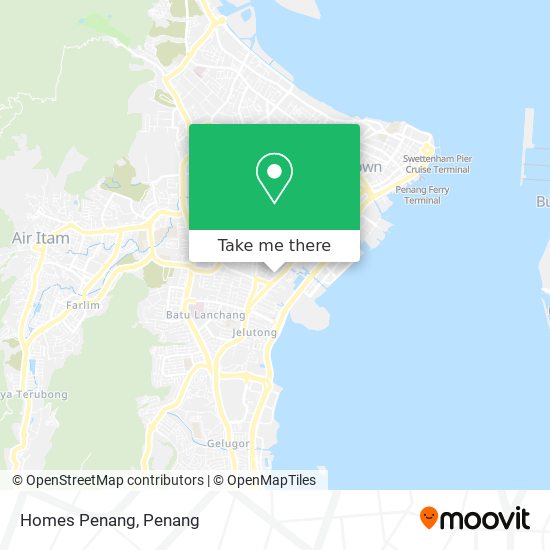 Homes Penang map