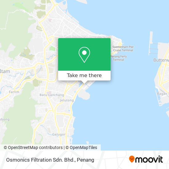 Osmonics Filtration Sdn. Bhd. map