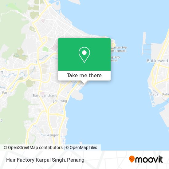 Hair Factory Karpal Singh map