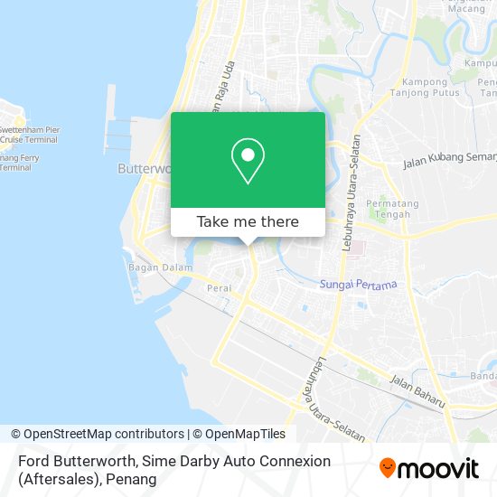Ford Butterworth, Sime Darby Auto Connexion (Aftersales) map
