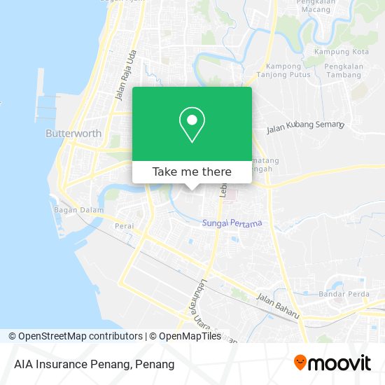 AIA Insurance Penang map