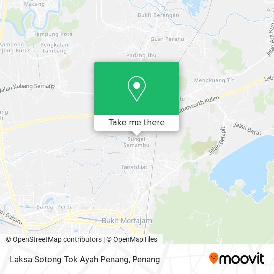 Laksa Sotong Tok Ayah Penang map