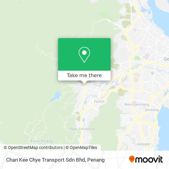 Peta Chan Kee Chye Transport Sdn Bhd