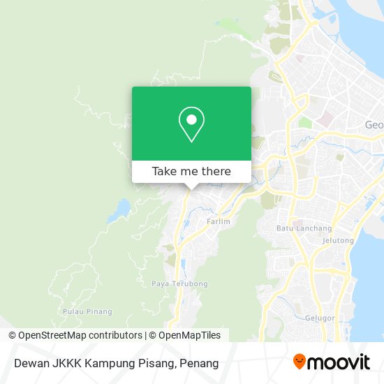 Dewan JKKK Kampung Pisang map