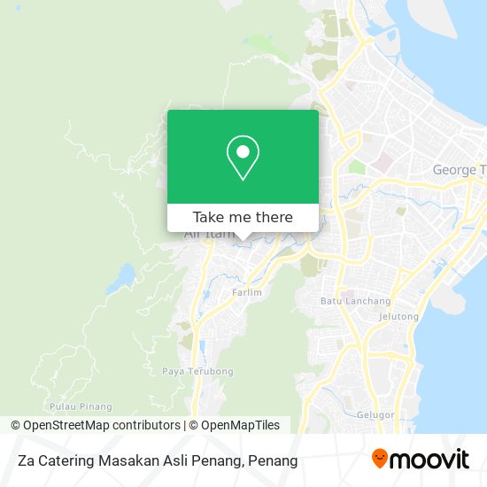 Za Catering Masakan Asli Penang map