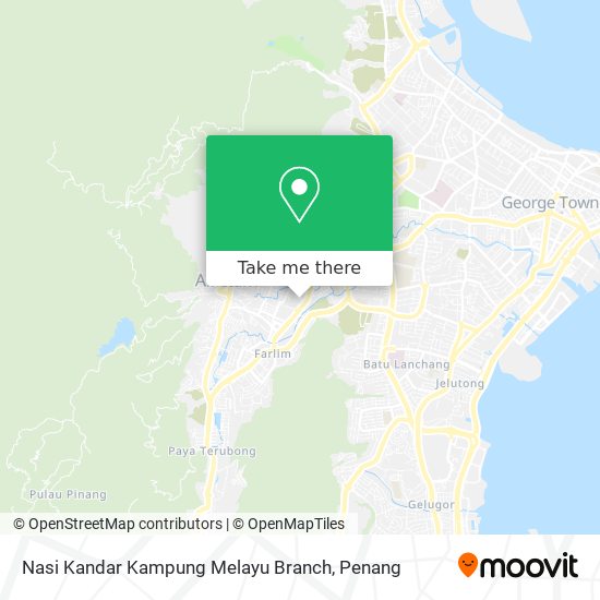 Peta Nasi Kandar Kampung Melayu Branch