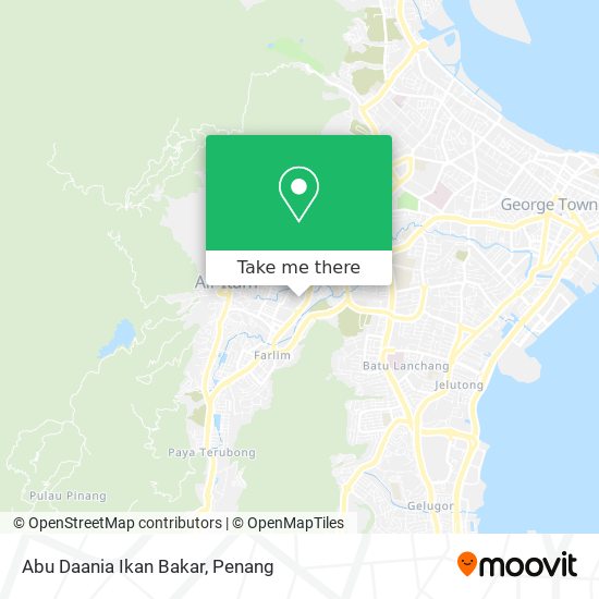 Abu Daania Ikan Bakar map