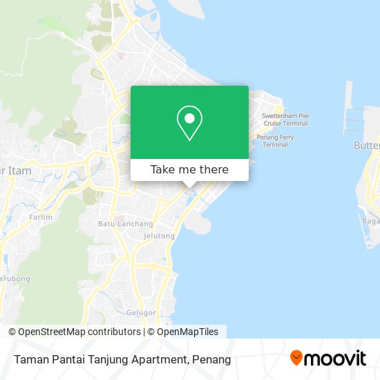 Peta Taman Pantai Tanjung Apartment