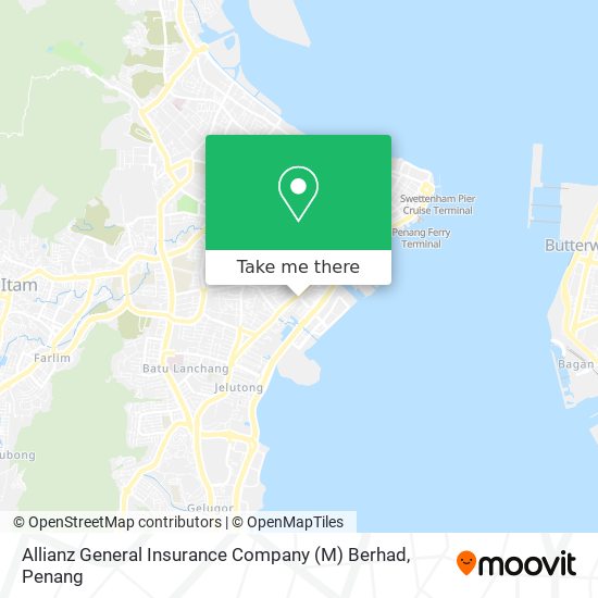 Allianz General Insurance Company (M) Berhad map