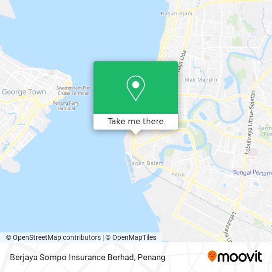 Peta Berjaya Sompo Insurance Berhad