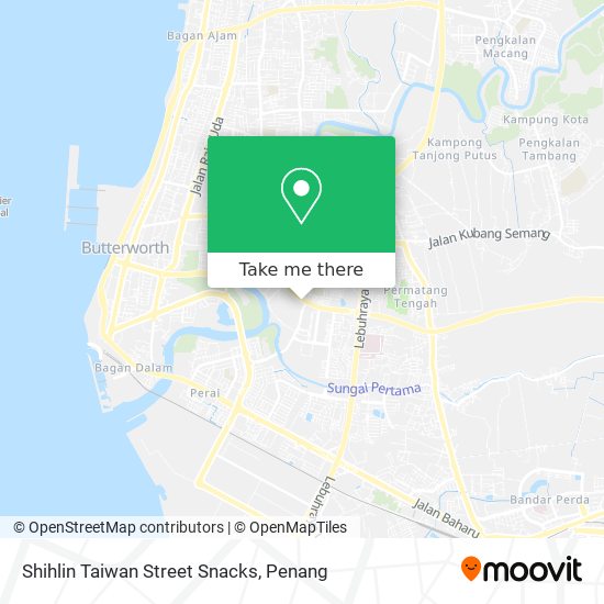 Shihlin Taiwan Street Snacks map