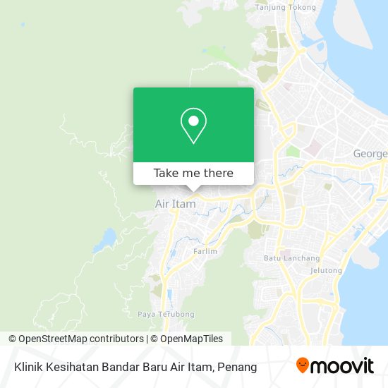 Klinik Kesihatan Bandar Baru Air Itam map