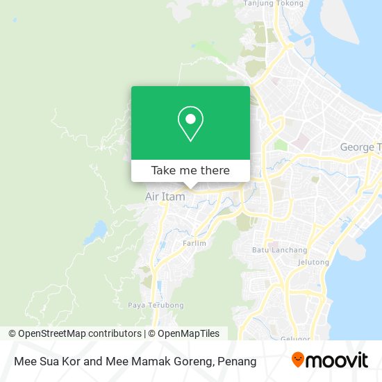 Mee Sua Kor and Mee Mamak Goreng map