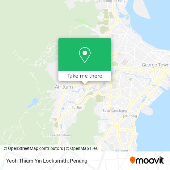 Yeoh Thiam Yin Locksmith map