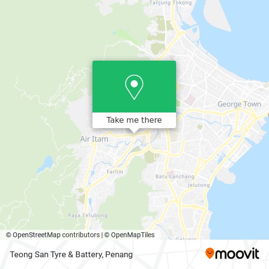 Teong San Tyre & Battery map