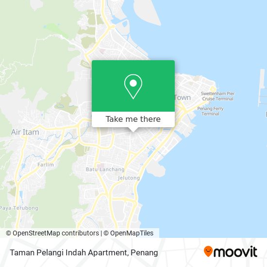 Peta Taman Pelangi Indah Apartment