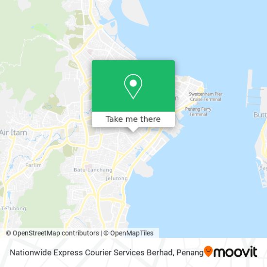 Peta Nationwide Express Courier Services Berhad