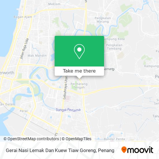 Gerai Nasi Lemak Dan Kuew Tiaw Goreng map