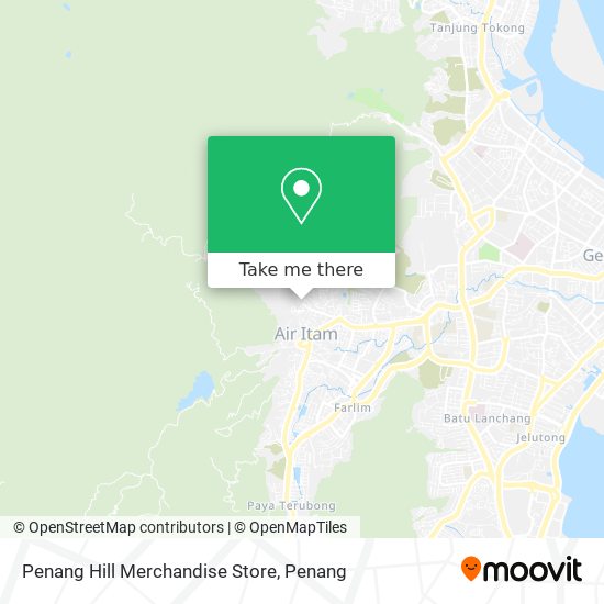 Penang Hill Merchandise Store map