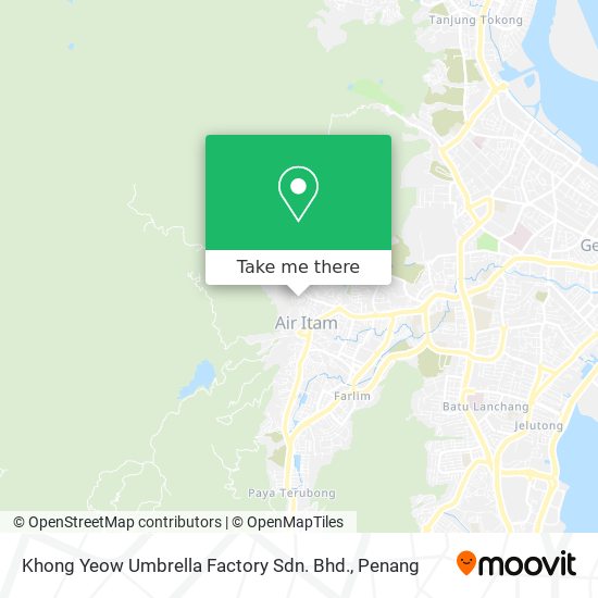 Peta Khong Yeow Umbrella Factory Sdn. Bhd.