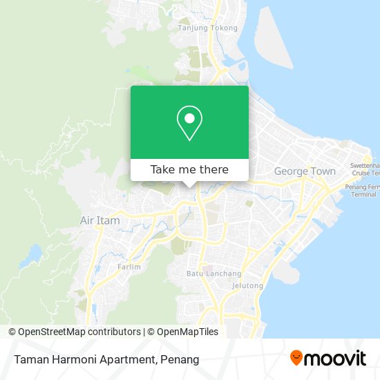 Peta Taman Harmoni Apartment