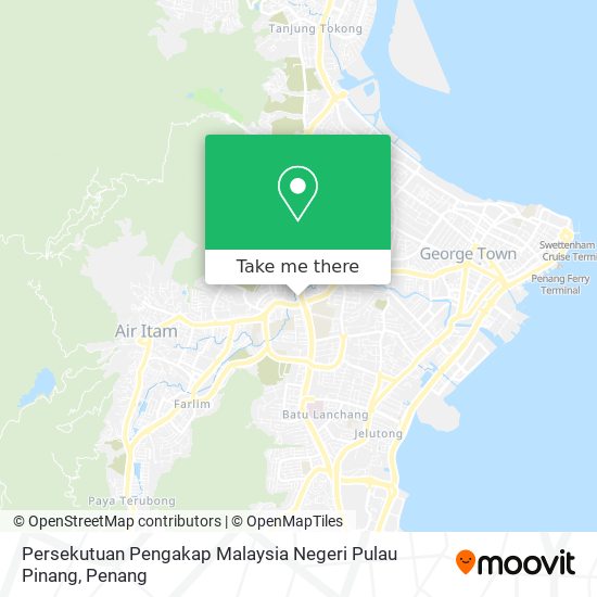 Peta Persekutuan Pengakap Malaysia Negeri Pulau Pinang
