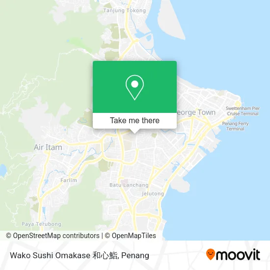 Wako Sushi Omakase 和心鮨 map