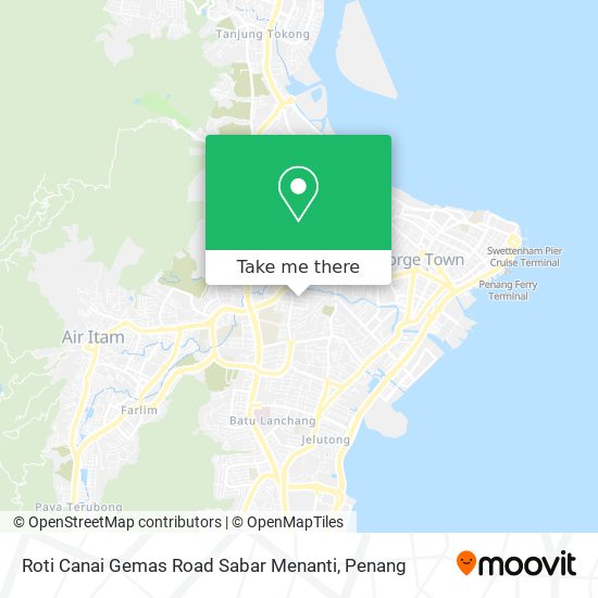 Peta Roti Canai Gemas Road Sabar Menanti