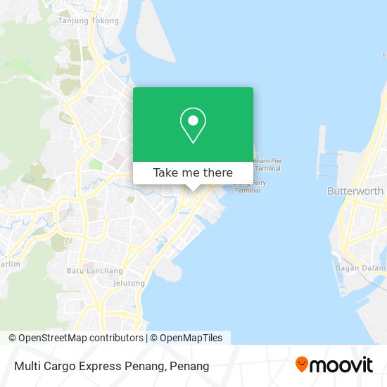 Multi Cargo Express Penang map