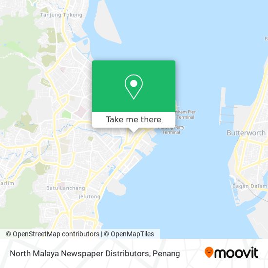 Peta North Malaya Newspaper Distributors