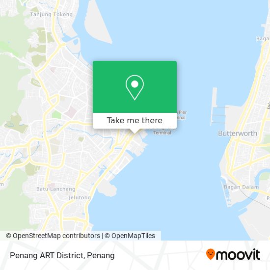 Penang ART District map