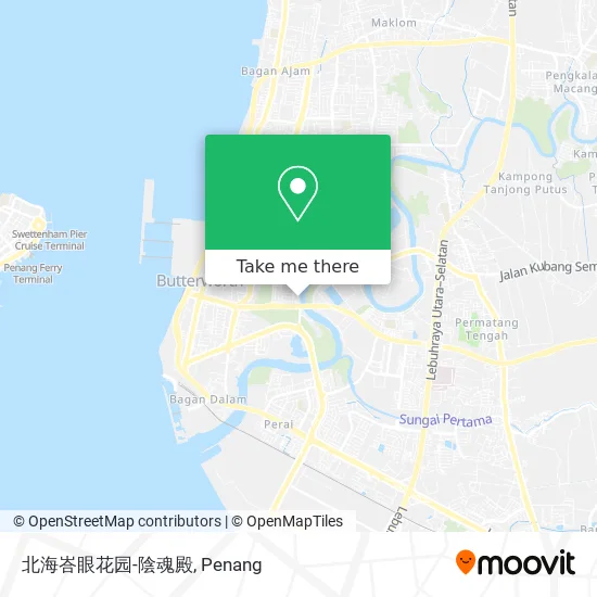 北海峇眼花园-陰魂殿 map