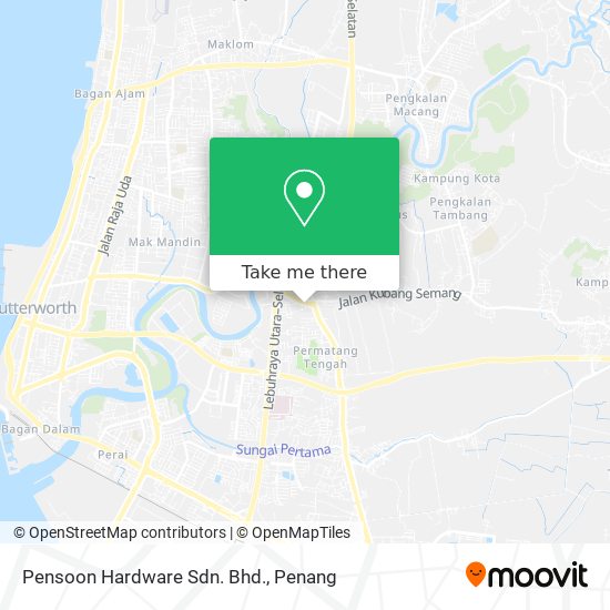 Pensoon Hardware Sdn. Bhd. map