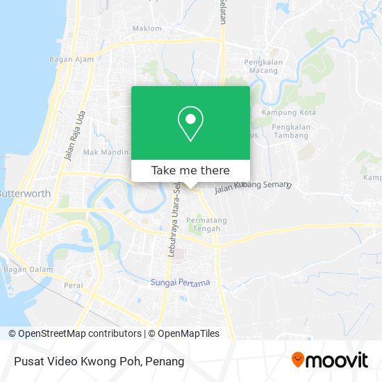 Pusat Video Kwong Poh map