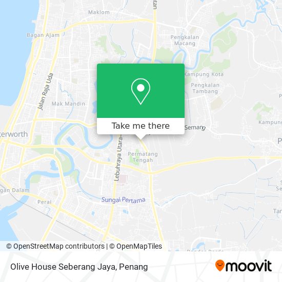 Peta Olive House Seberang Jaya