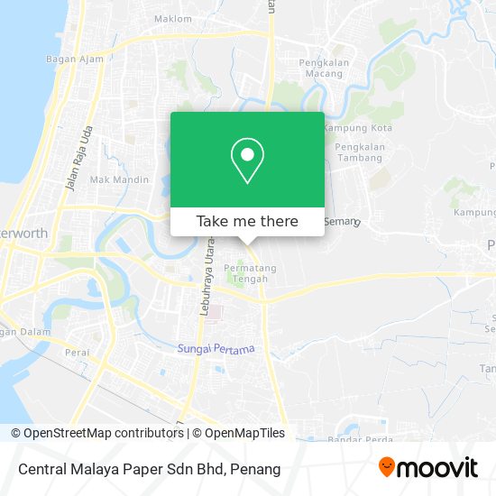 Central Malaya Paper Sdn Bhd map